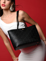 Regent Medium Tote Bag Black
