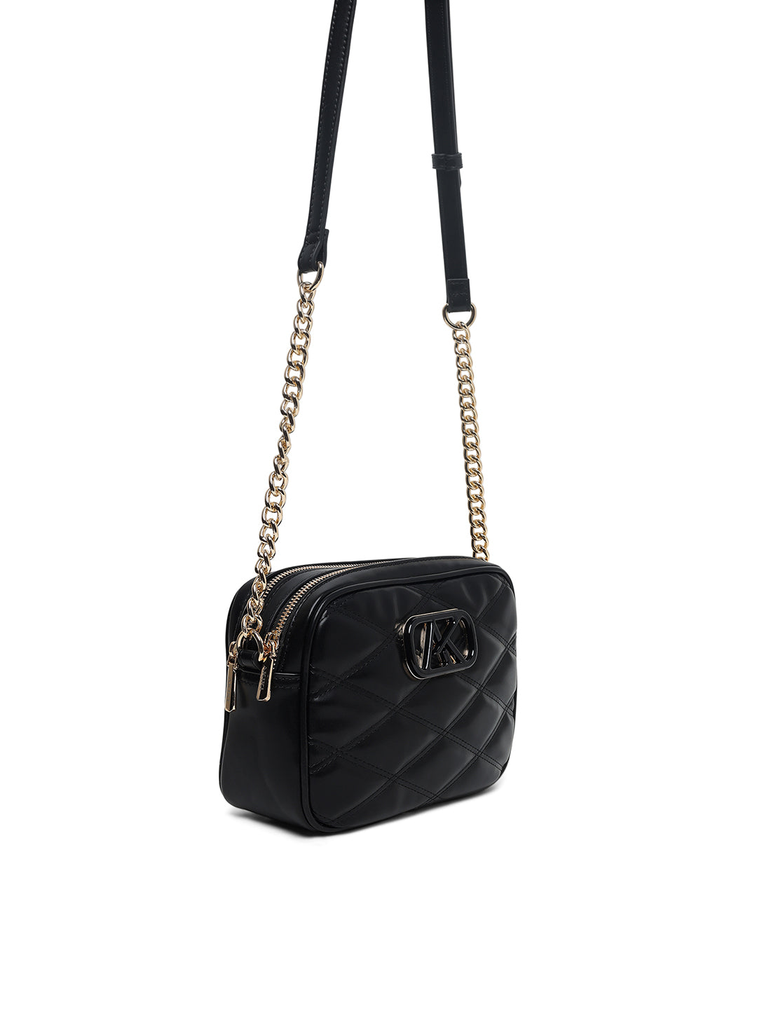 Stamford 2 Compartments Medium Sling Bag Black