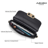 Parklane Flap Medium Sling Bag Black