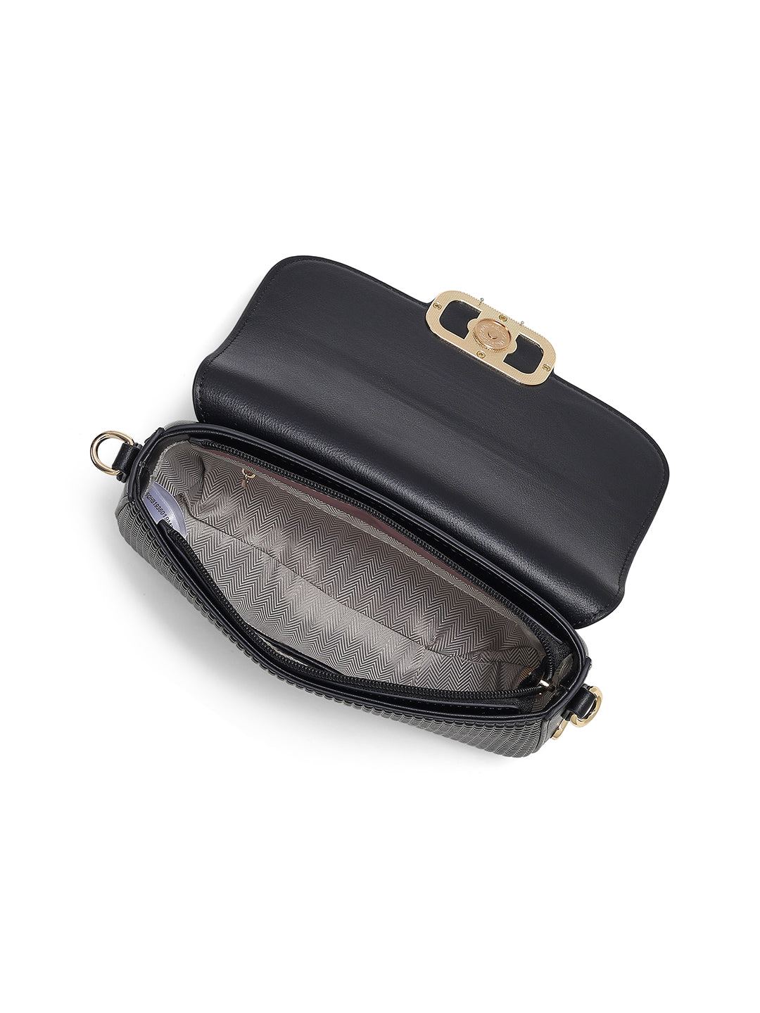 Parklane Flap Medium Sling Bag Black