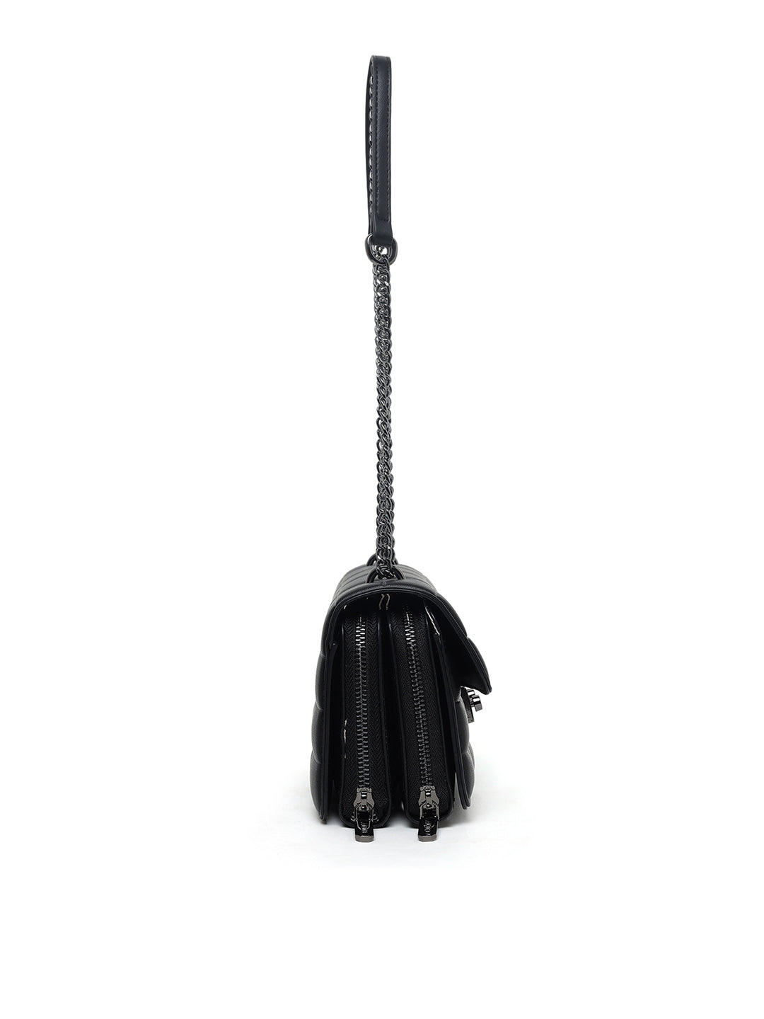 Chelsea Flap Medium Sling Bag Black