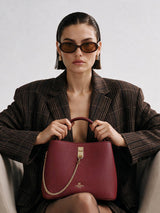 Oxford Small Red Bucket Bag