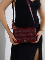 Ealing 24 Small Flap Sling Bag Wine