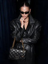 Danson 26 Small Flap Sling Bag Black