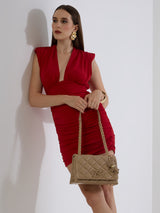Danson 26 Small Flap Sling Bag Beige