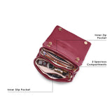 Danson 26 Small Flap Sling Bag Wine