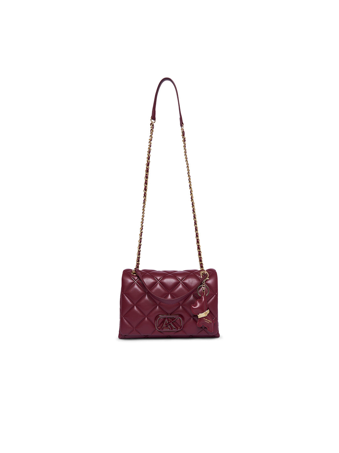 Danson 26 Small Flap Sling Bag Wine