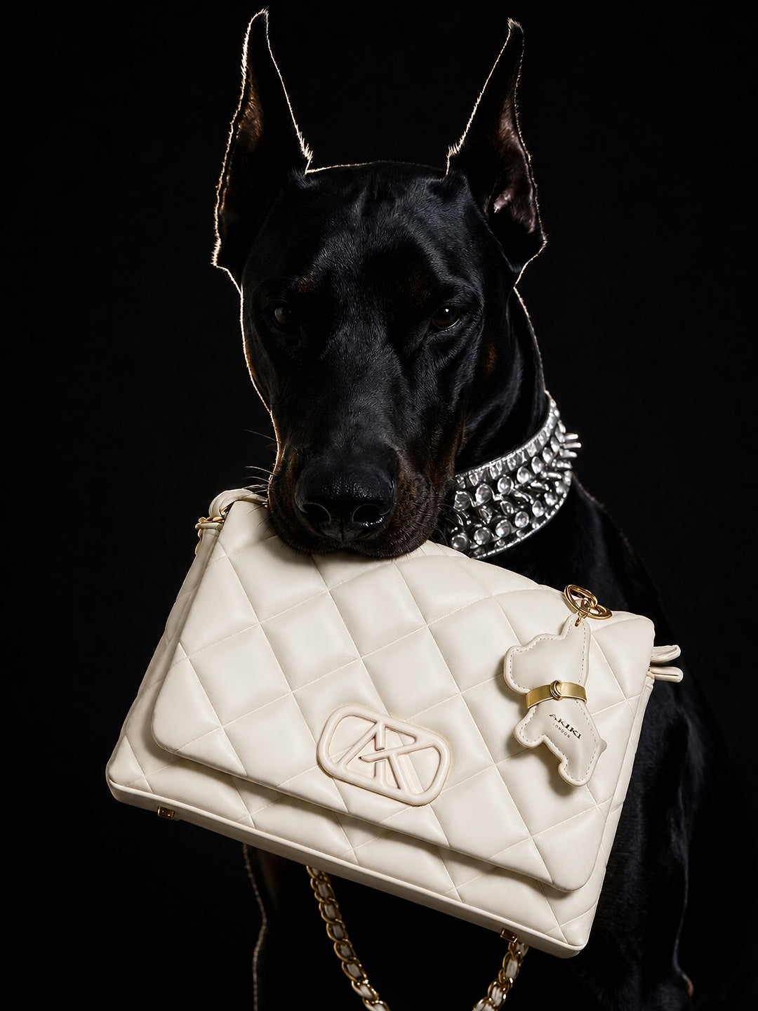 Danson 26 Small Flap Sling Bag Off White