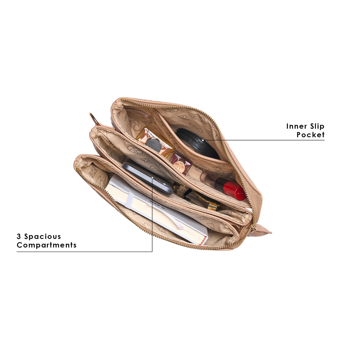 Purely 25 Medium Sling Bag Beige