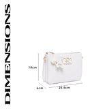 Purely 25 Medium Sling Bag White 