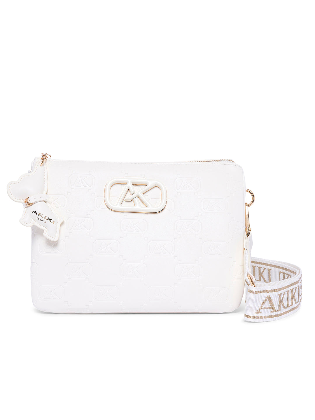 Purely 25 Medium Sling Bag White 