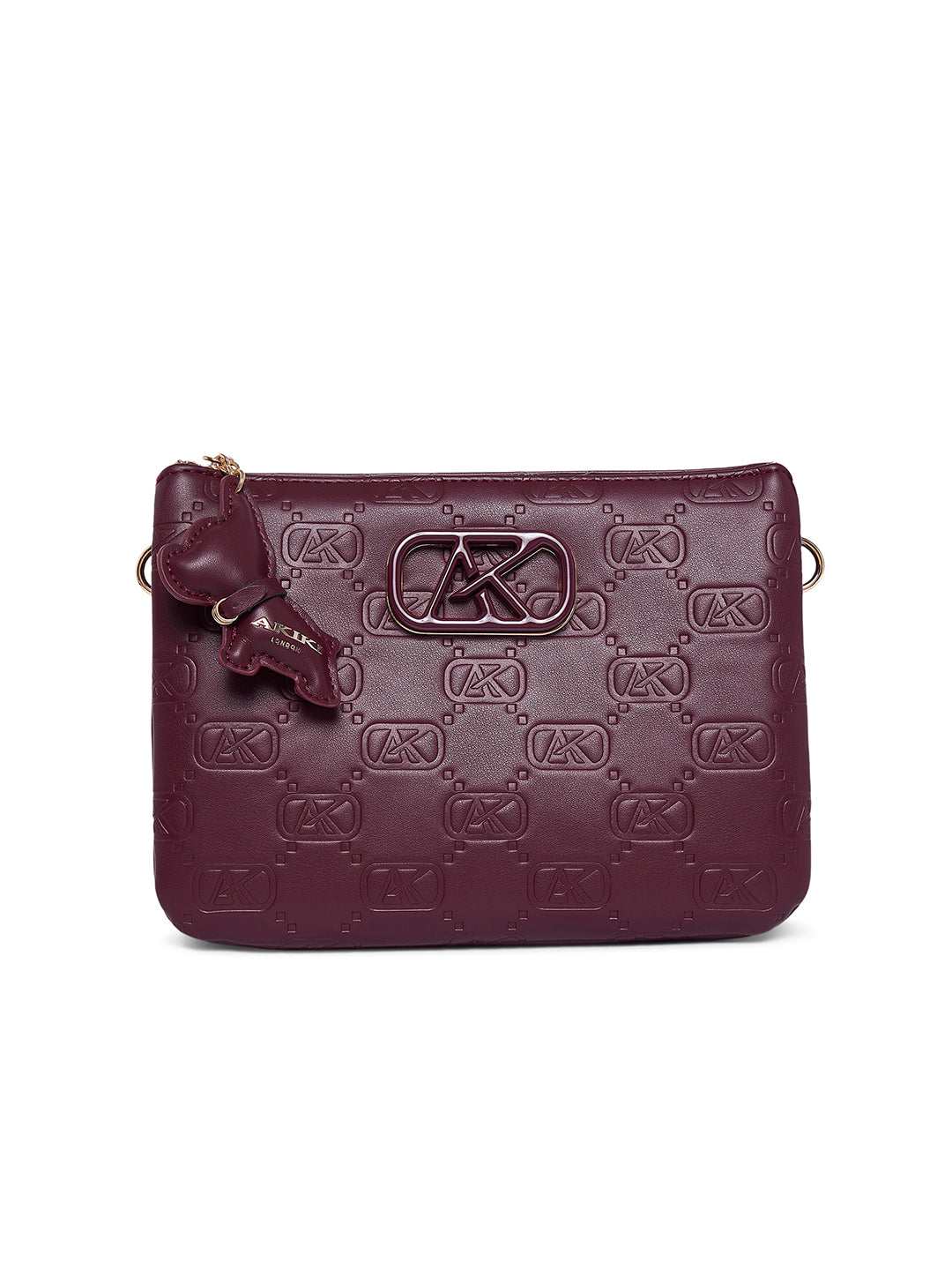 Purely 25 Medium Sling Bag Maroon 