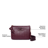 Purely 25 Medium Sling Bag Maroon 