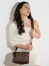 Purely 25 Medium Sling Bag  Brown
