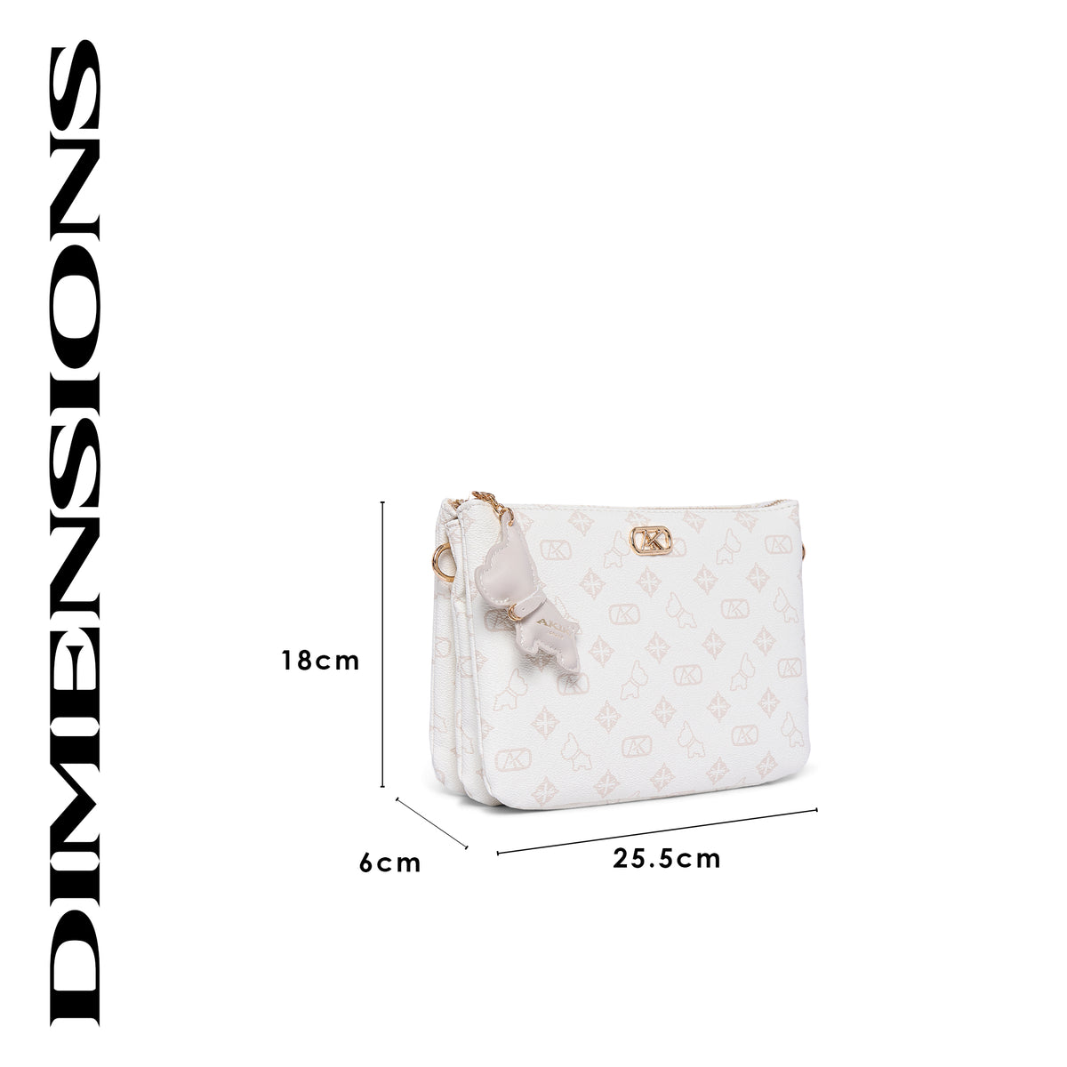 Purely 25 Medium Sling Bag Off White