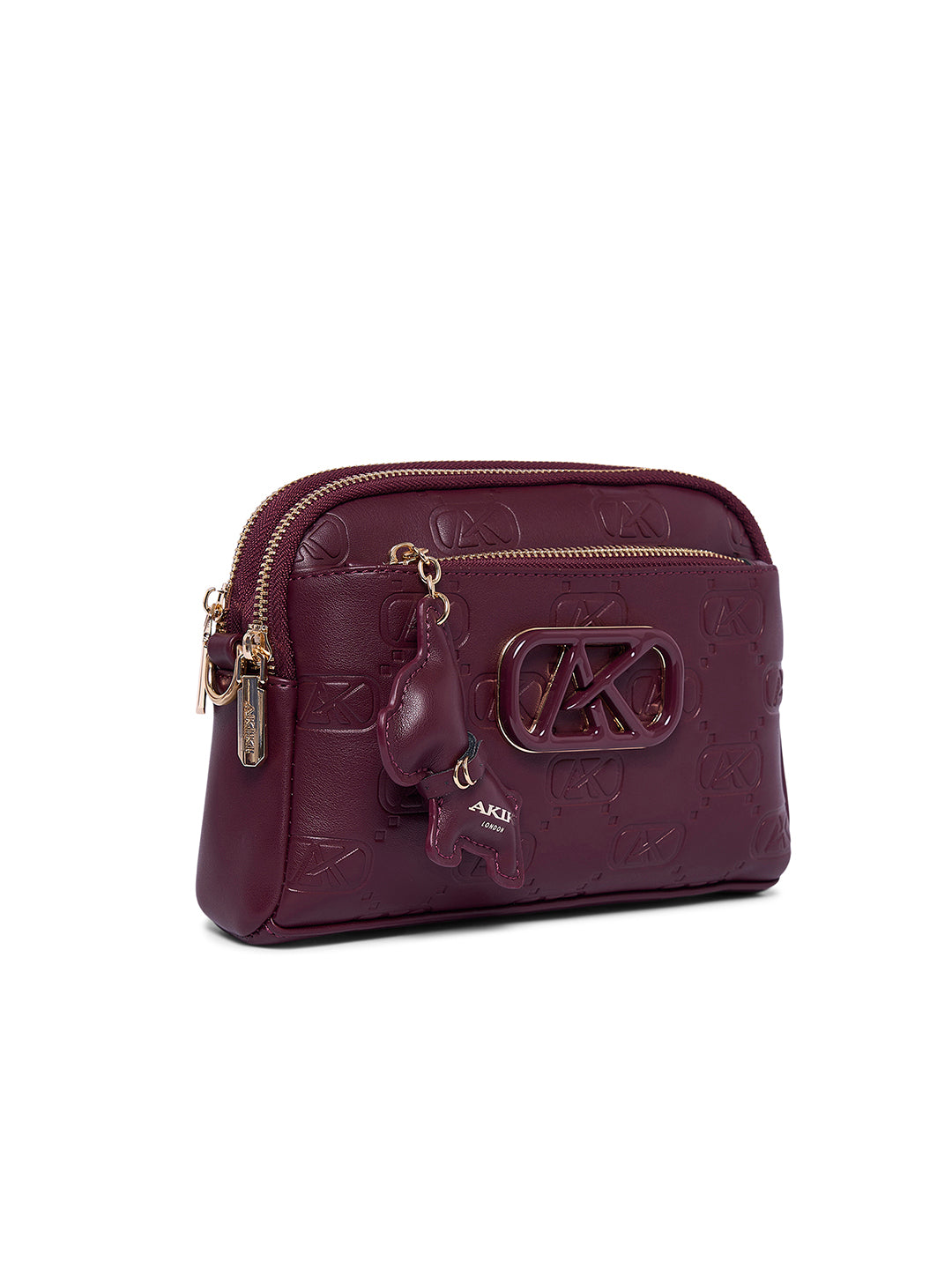 Finsbury 21 Medium Sling Bag Maroon 