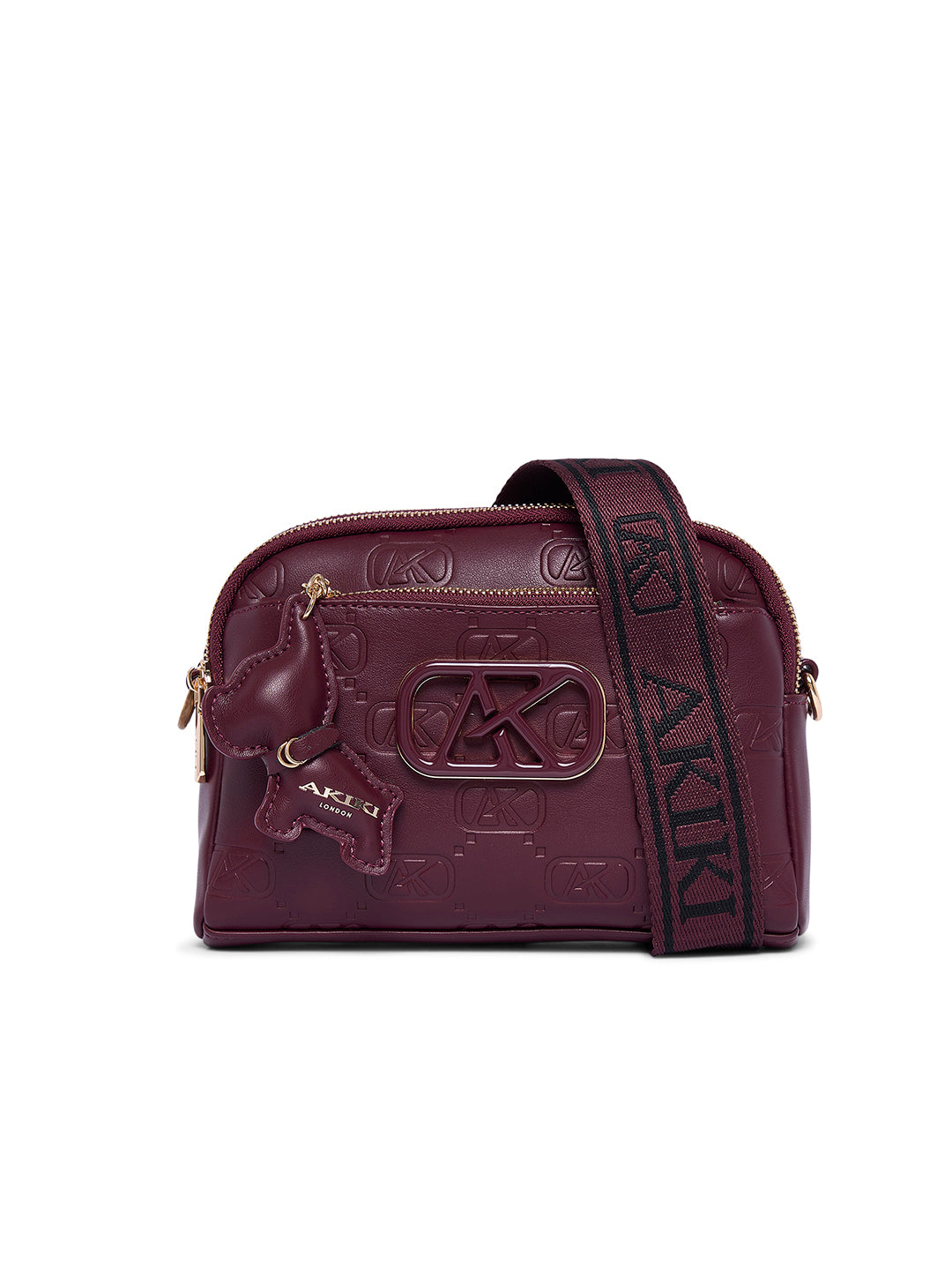 Finsbury 21 Medium Sling Bag Maroon 