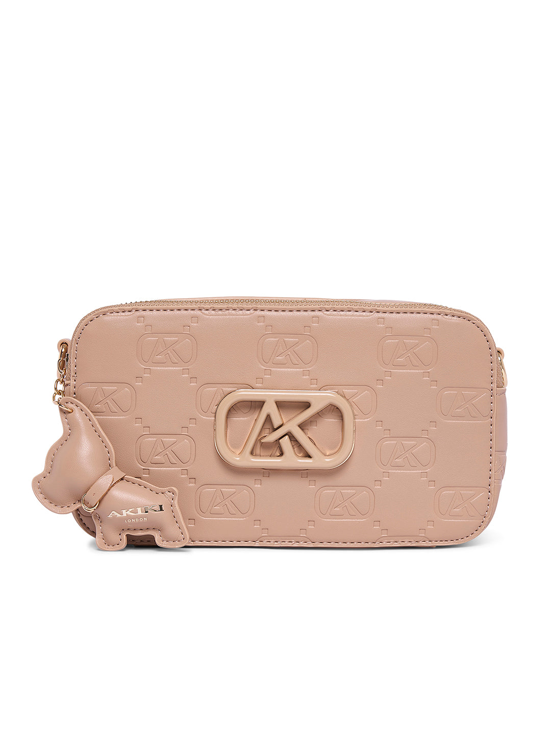 Kew 22 Box Small Sling Bag Beige