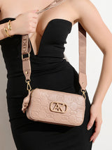 Kew 22 Box Small Sling Bag Beige