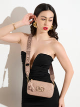 Kew 22 Box Small Sling Bag Beige