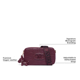 Kew 22 Box Small Sling Bag Maroon 