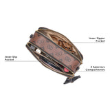 Kew 22 Box Small Sling Bag  Brown