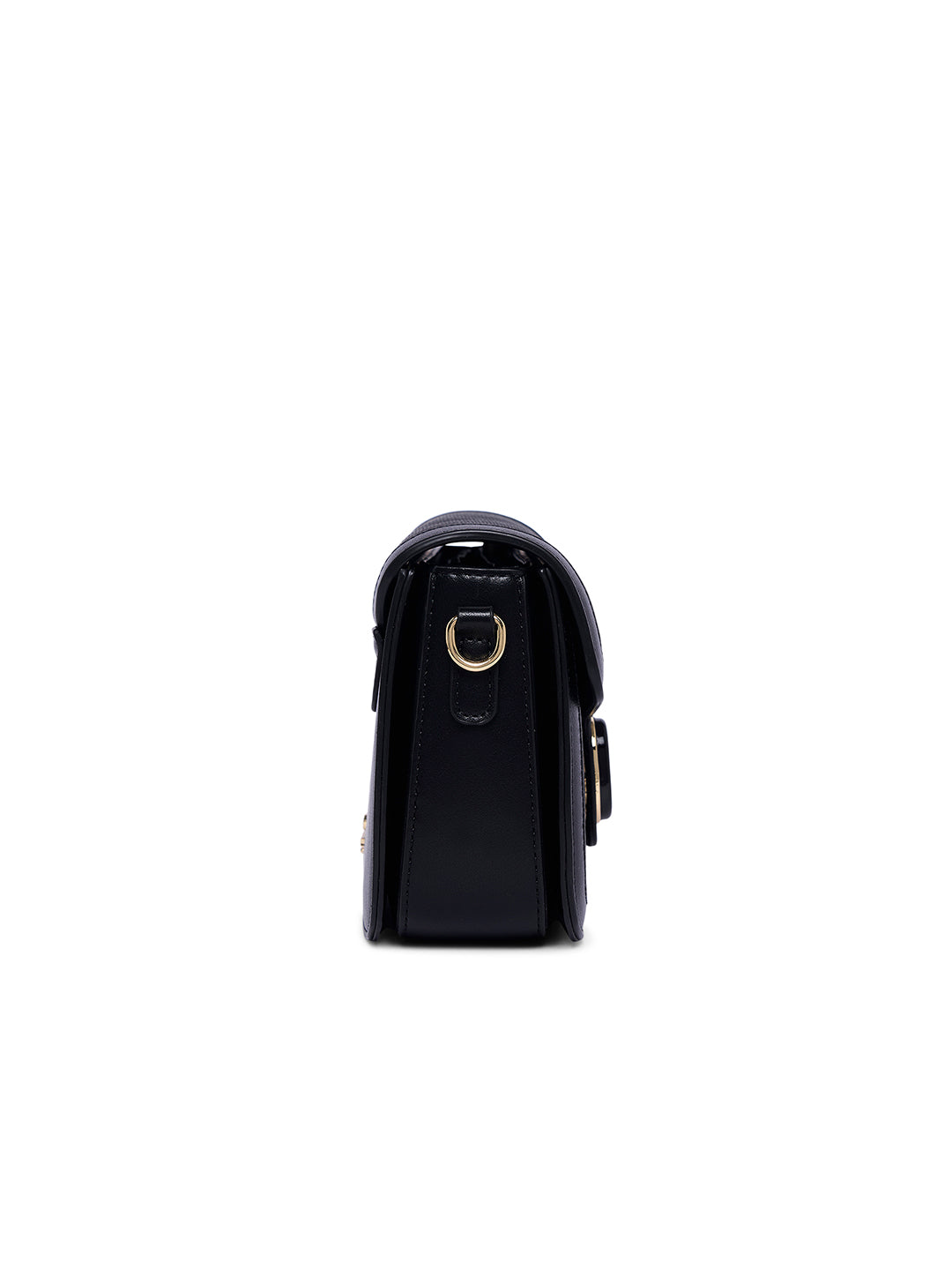 Kilburn 21 Flap Medium Sling Bag Black