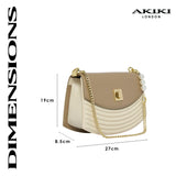 Bromley 27 Flap Small Handbag Sand