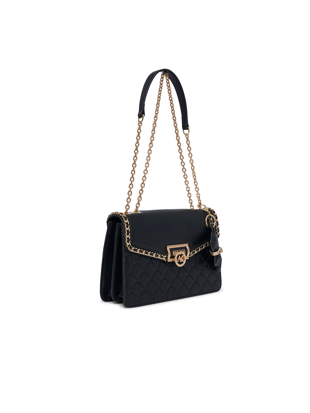 Hampstead 26 Flap Small Sling Bag Black