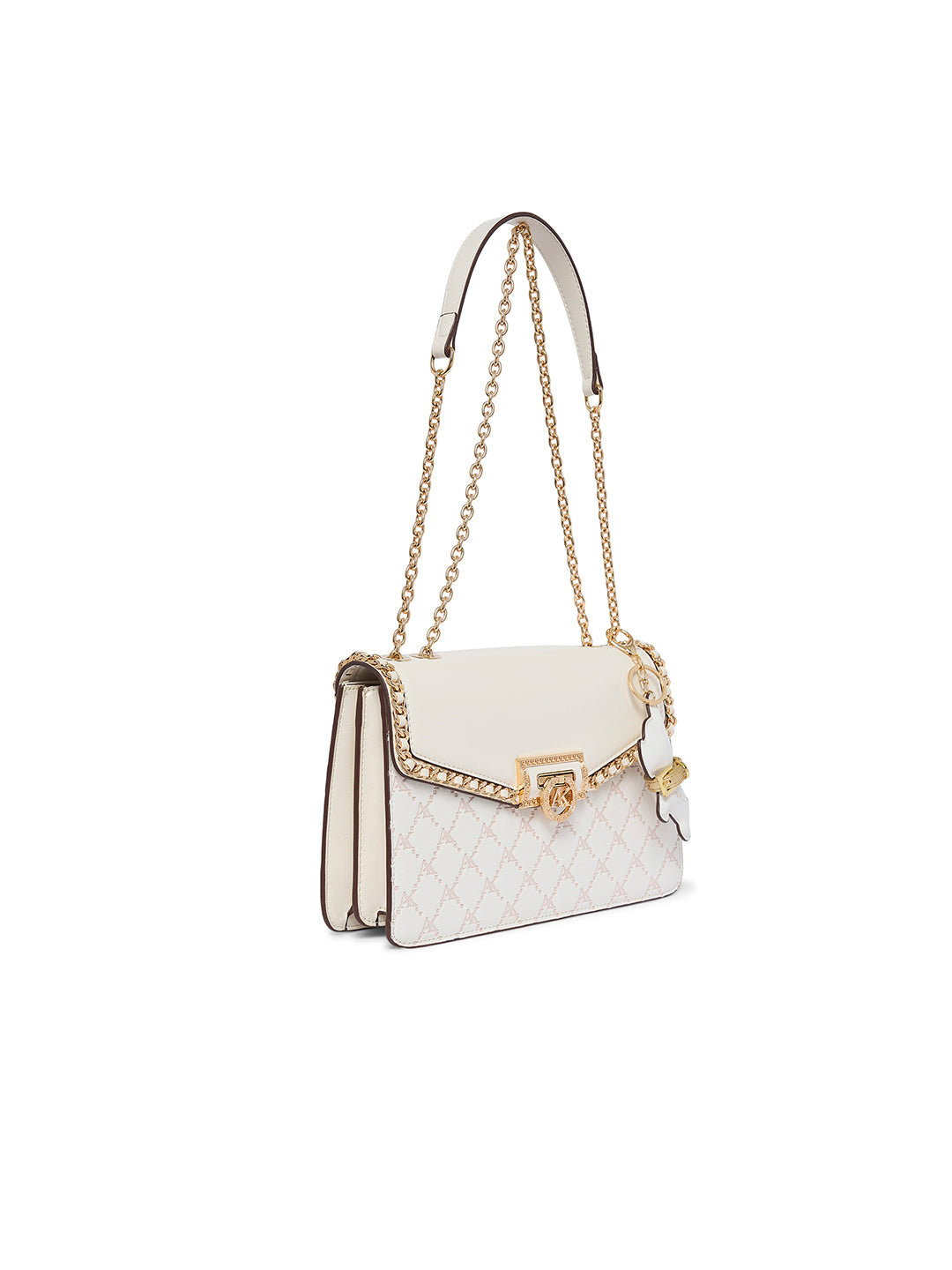 Hampstead 26 Flap Small Sling Bag White
