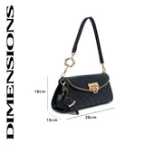 Harold 28 Flap Small Sling Bag Black