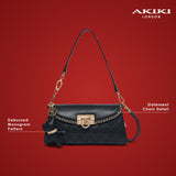 Harold 28 Flap Small Sling Bag Black