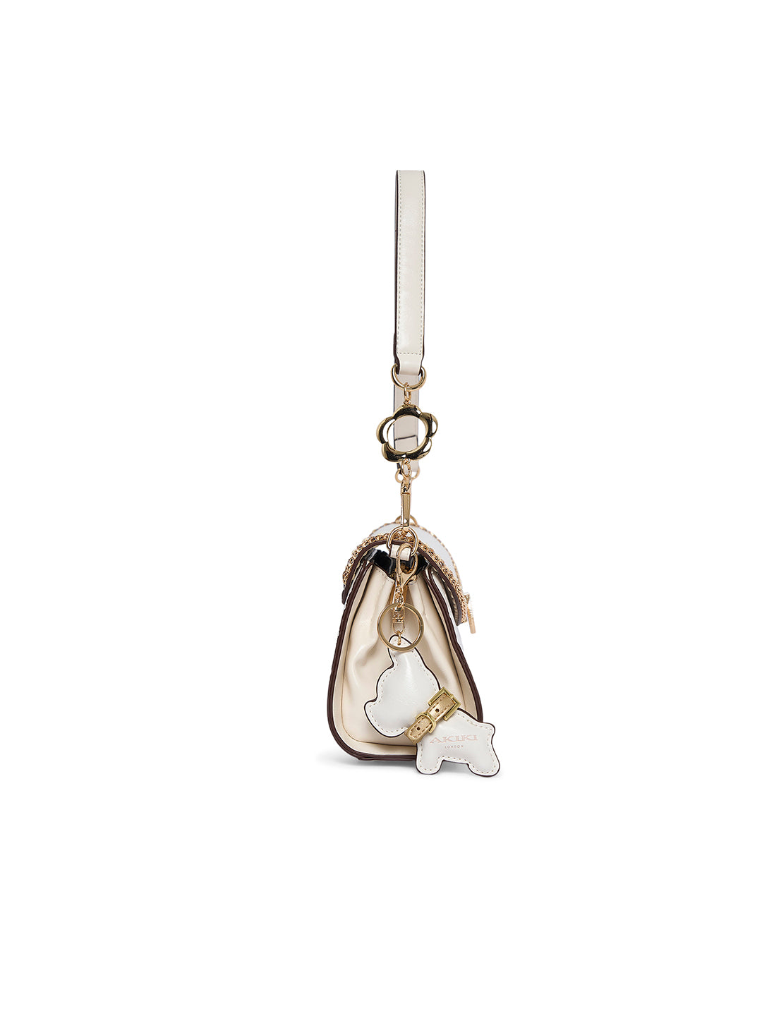 Harold 28 Flap Small Sling Bag White