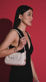 Soho Flap Small Hobo Bag Off White