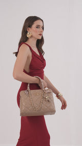 Waterloo 13 Medium Satchel Bag Wine