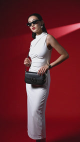 Parklane Flap Medium Sling Bag Black